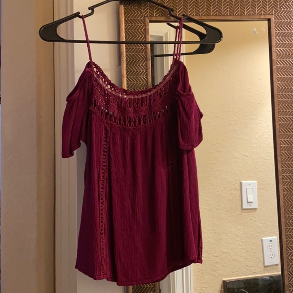 off the shoulder with straps